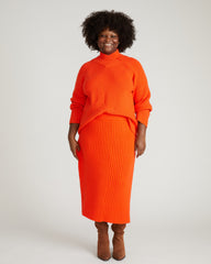 Risa Sweater Skirt - Poppy
