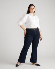 The Artist Oversized Poplin Shirt - White