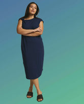 Shoulder Knot Dress - Cenote