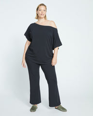UltimateS Dolci Short Sleeve Top - Black