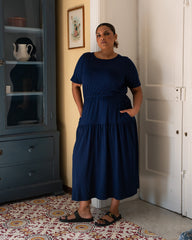 Thea Divine Jersey Midi Dress - Cenote