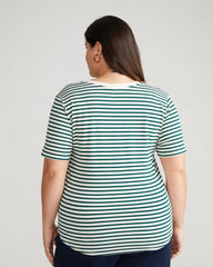 V Rex - Bone/Botanic Stripe