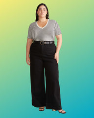 V Rex - Ecru/Black Stripe