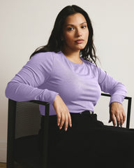 Long Sleeve Tee Rex - Purple Posey