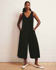 Sunny Divine Jersey Jumpsuit - Black