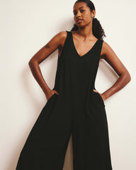 Sunny Divine Jersey Jumpsuit - Black