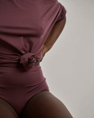 UltimateS Super Full Coverage High Rise Brief - Cassis