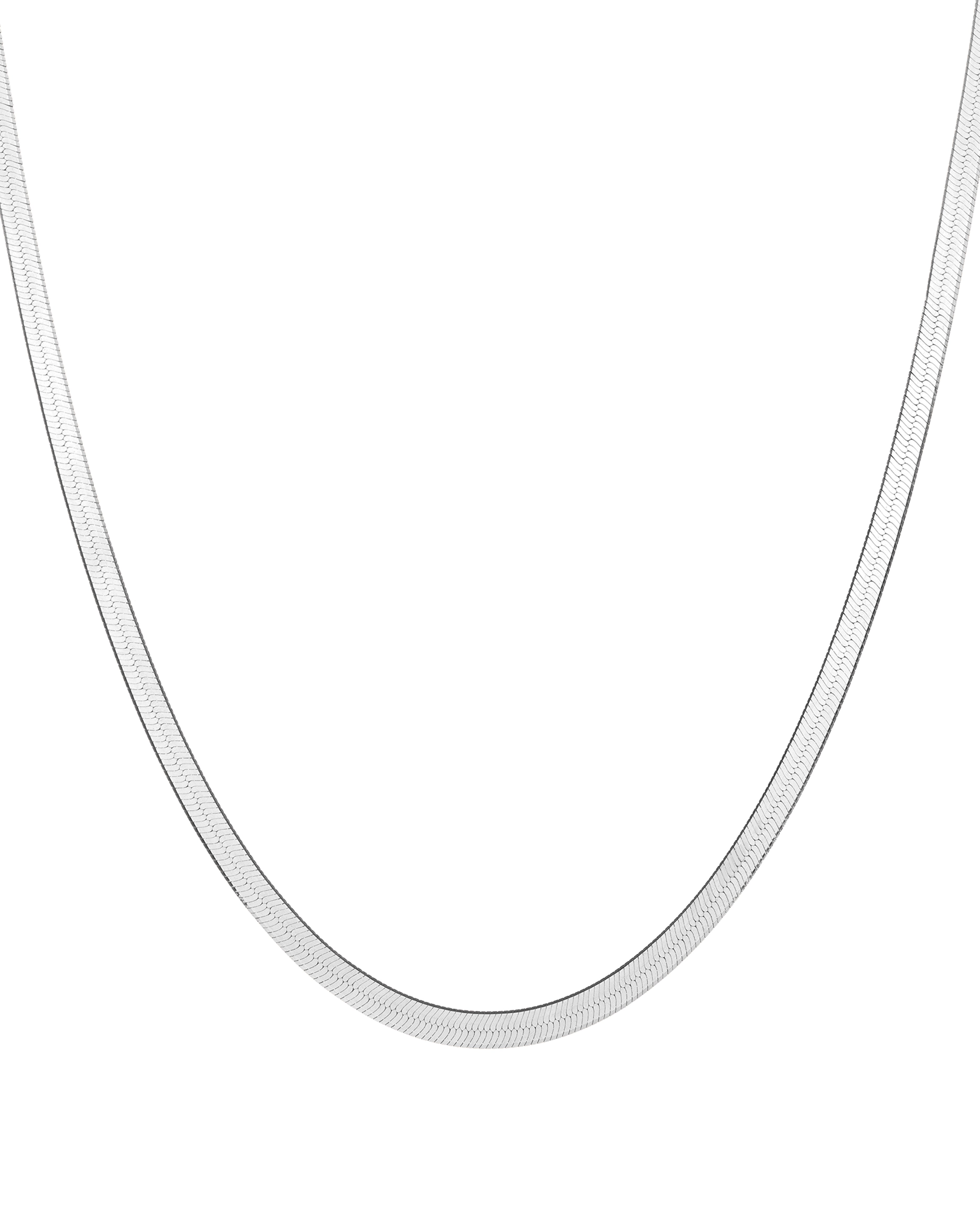 Aurate Gold Herringbone Chain Necklace