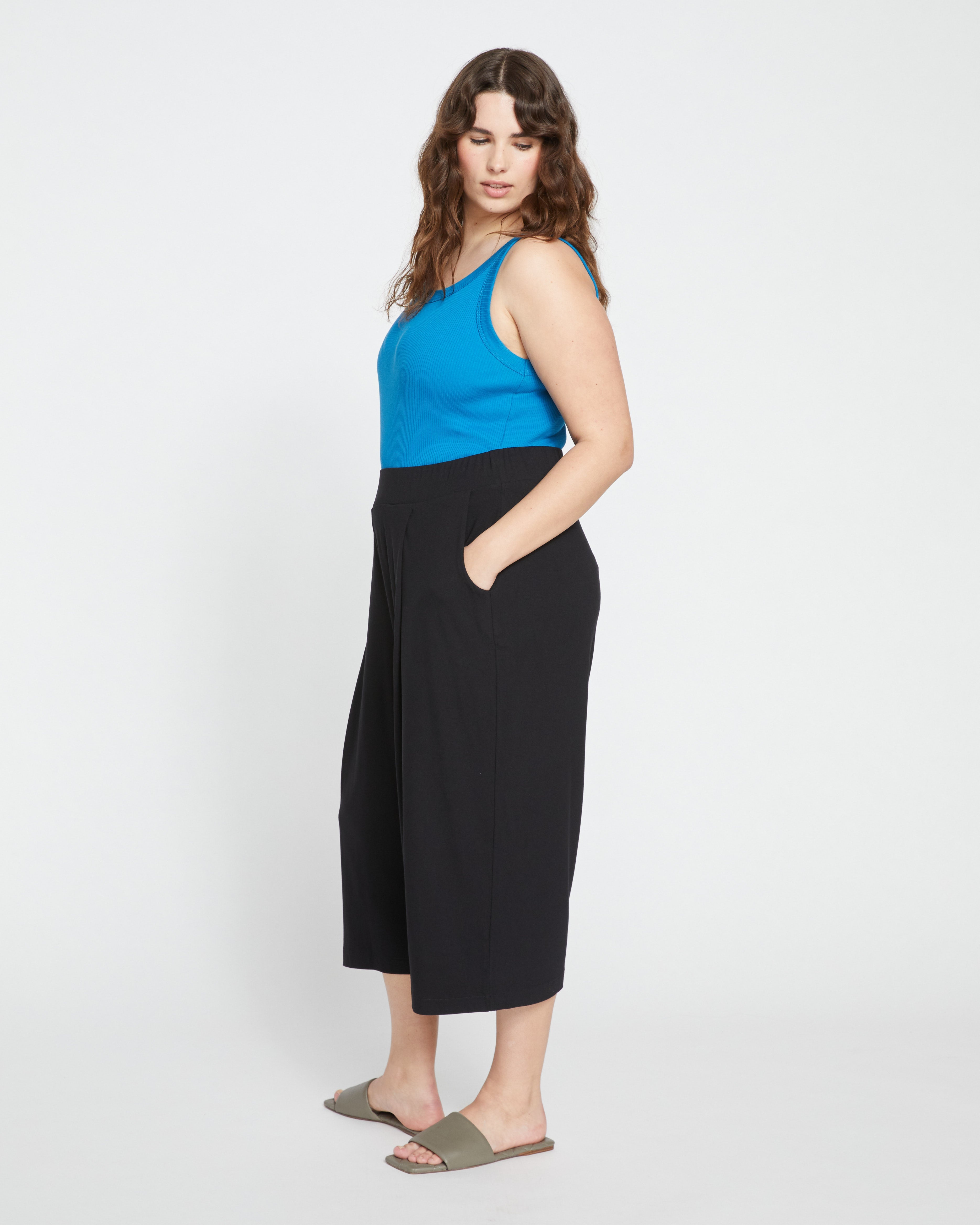 Lotti Jersey Culottes - Black