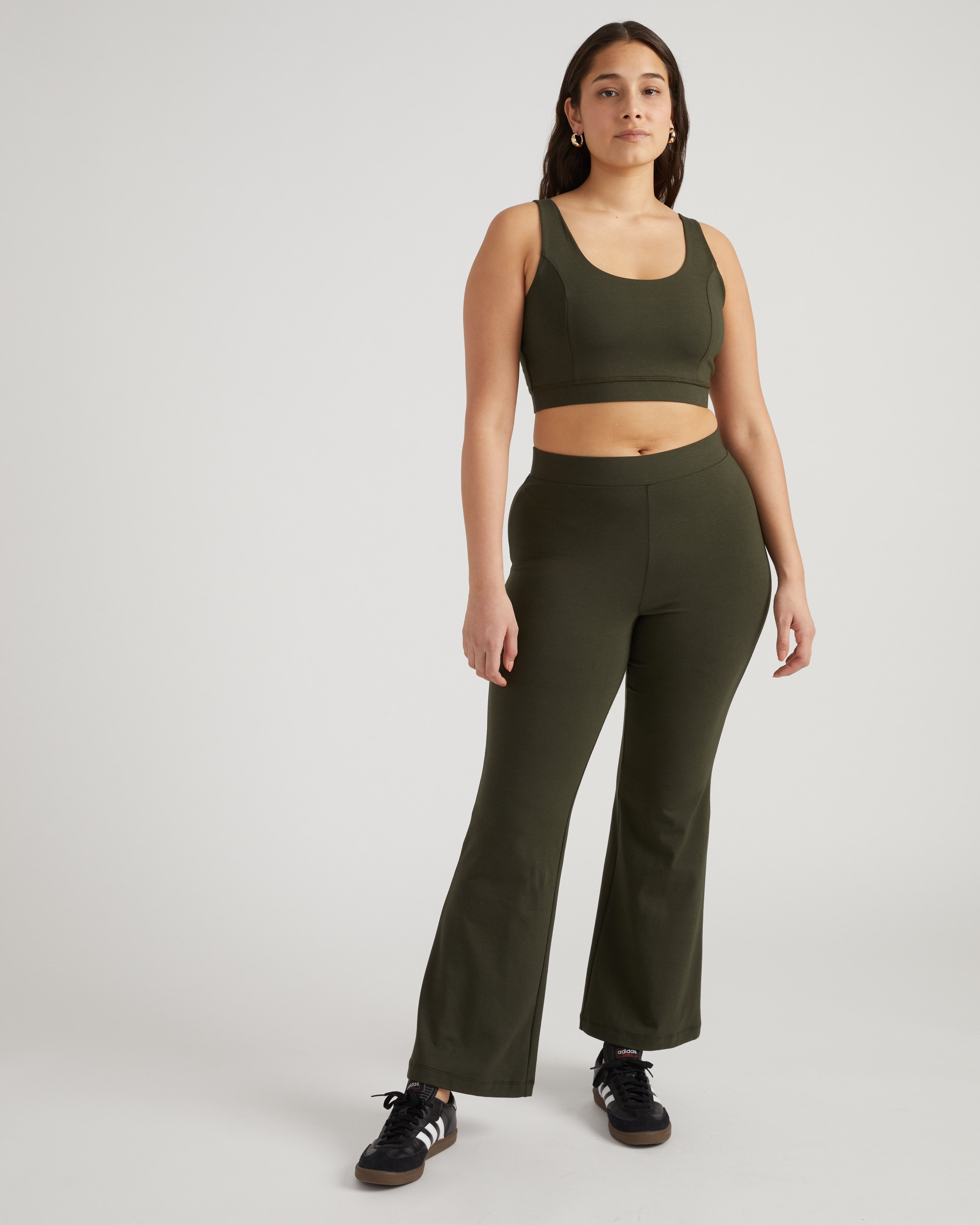 Roya Bootcut Legging - Nori