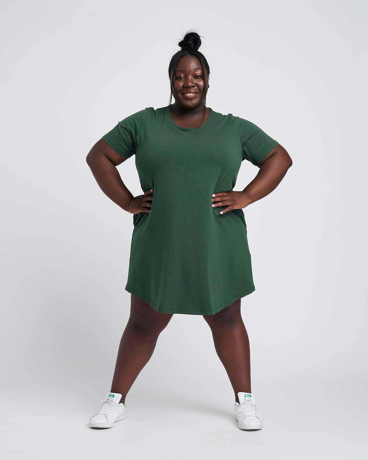 Halie T-Shirt Dress - Conifer