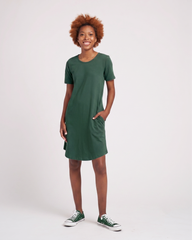 Halie T-Shirt Dress - Conifer