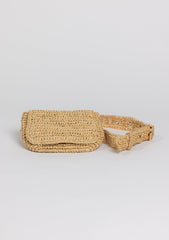 Hat Attack Straw Belt Bag