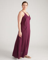 Kite Linen Blend Dress - Acai