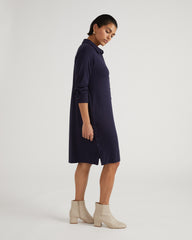 Marcie Liquid Jersey Dress - Midnight