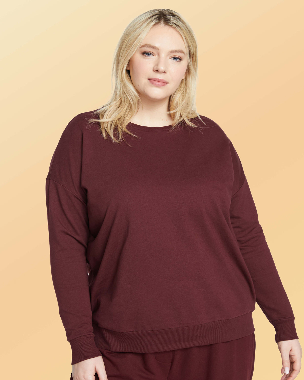 Lauren Classic Sweatshirt - Black Cherry