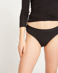 UltimateS Mid Rise Bikini - Black