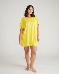 Pima Cotton Lounge Tee - Yellow