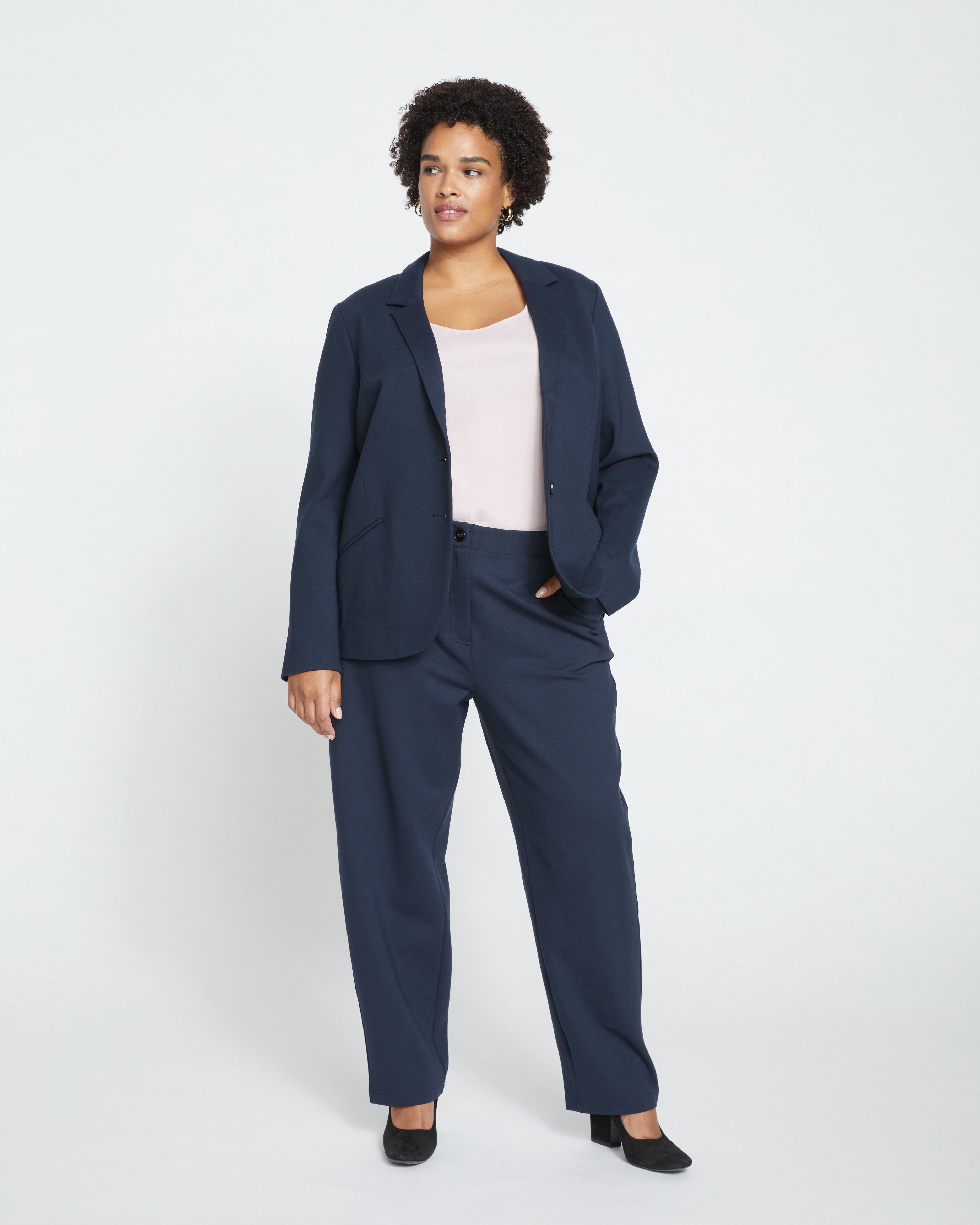 Beas Ponte Blazer - Navy
