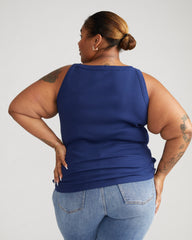 Roitfeld Ribbed Tank - Cenote