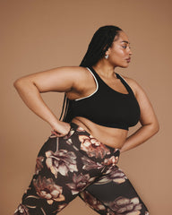 Next-to-Naked Cropped Legging - Lotus Print