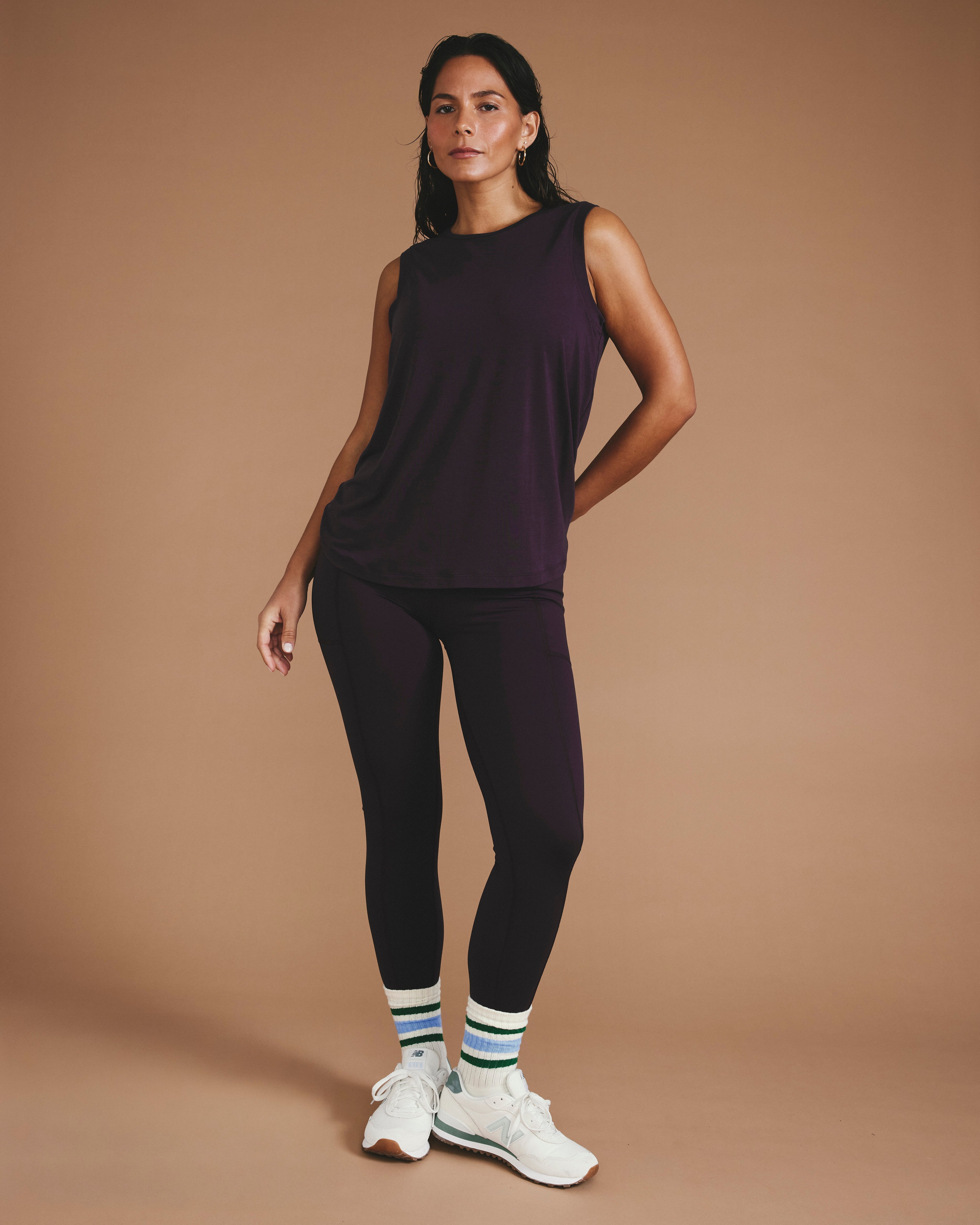 Mia Movement Tank - Purple Jewel