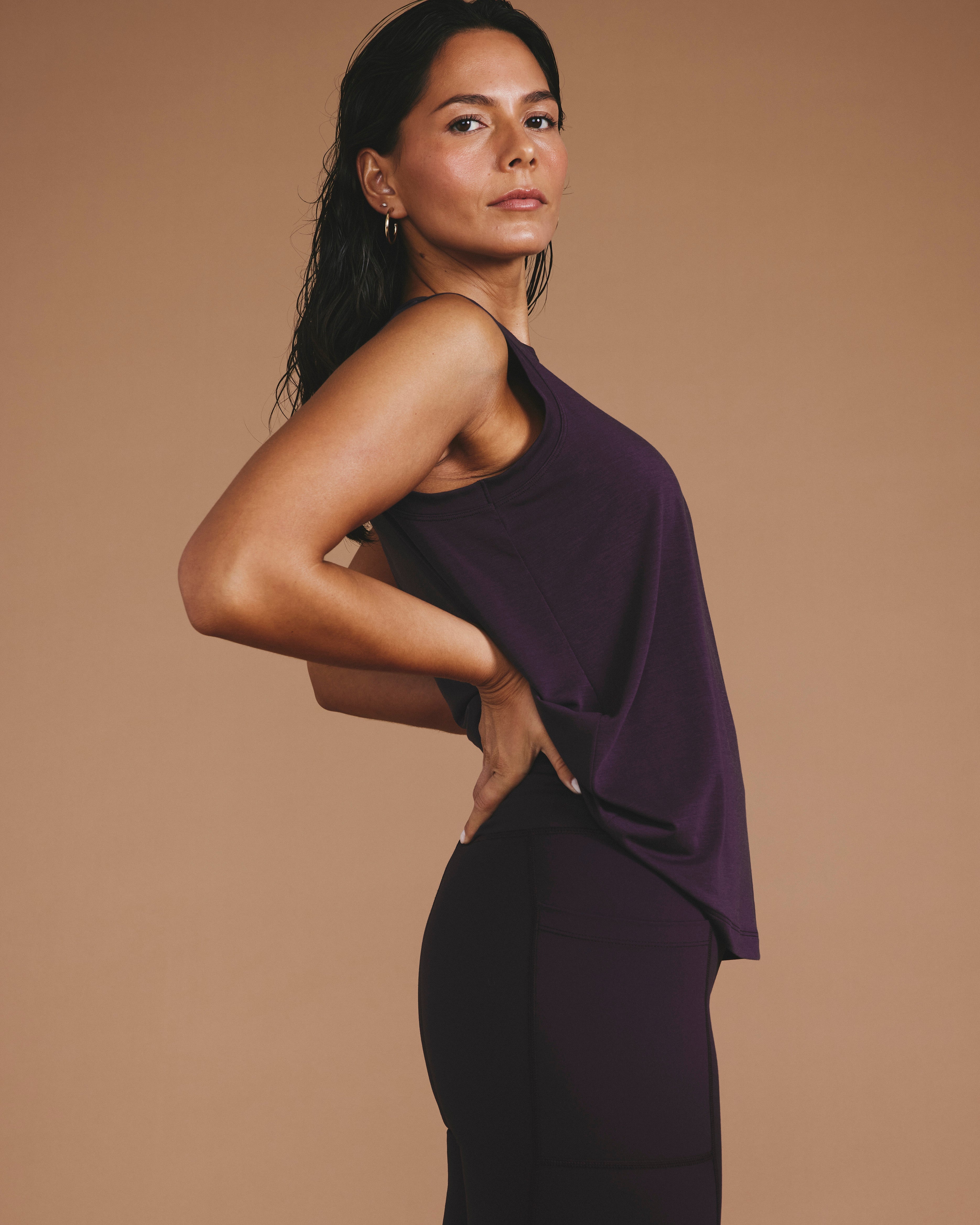 Mia Movement Tank - Purple Jewel