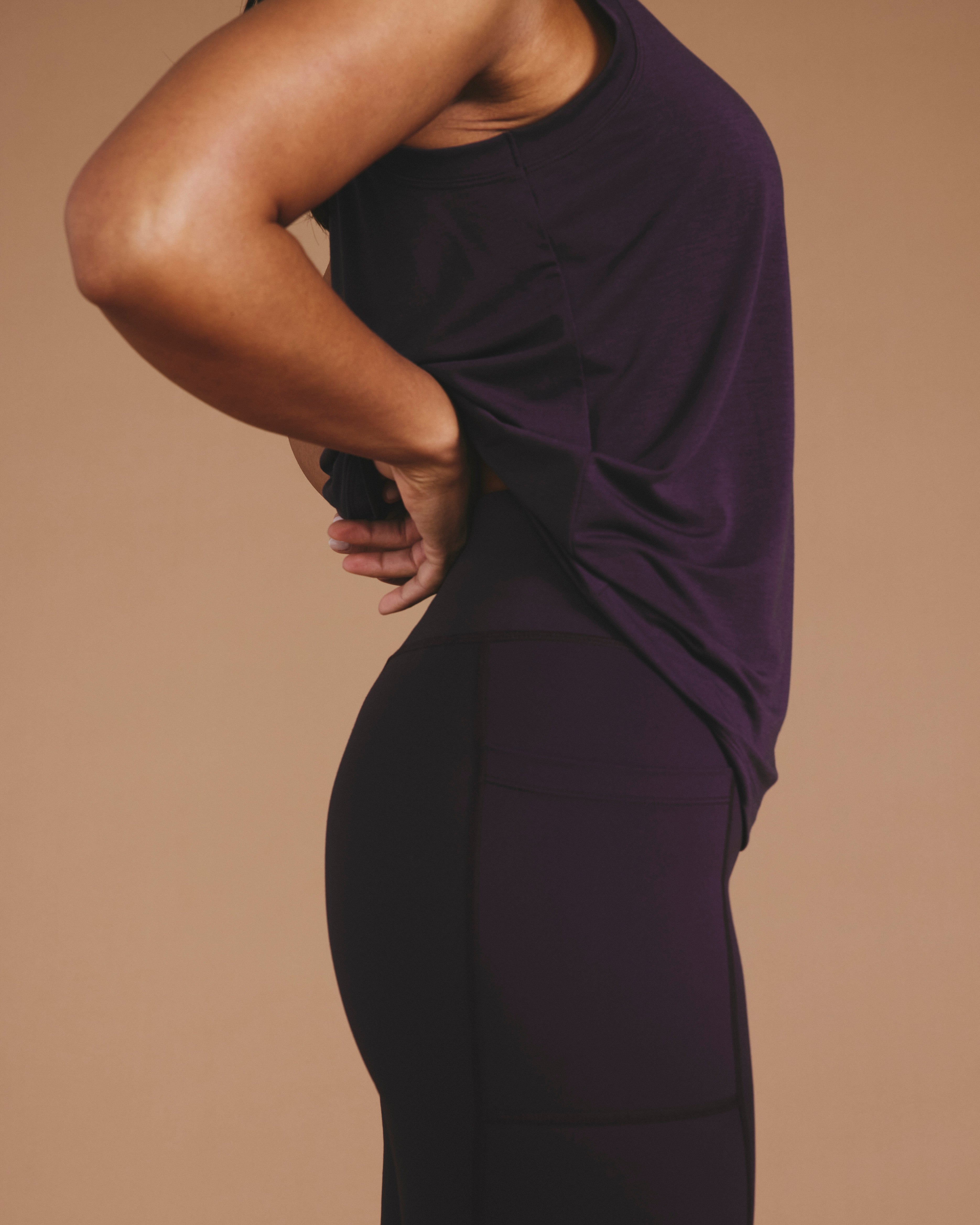 Next-to-Naked Pocket Legging - Purple Jewel