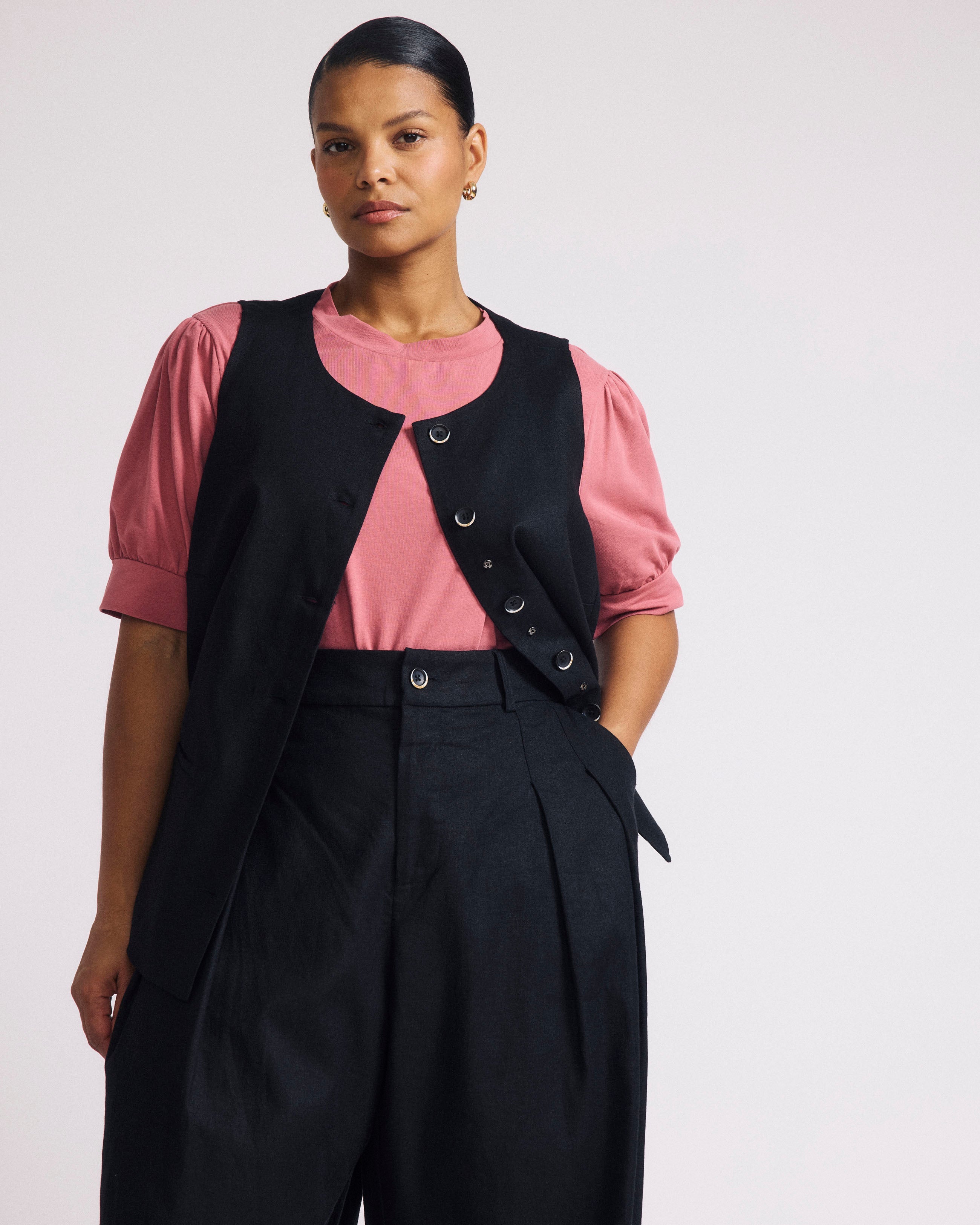 Pouf Sleeve Tee - Virginia Rose