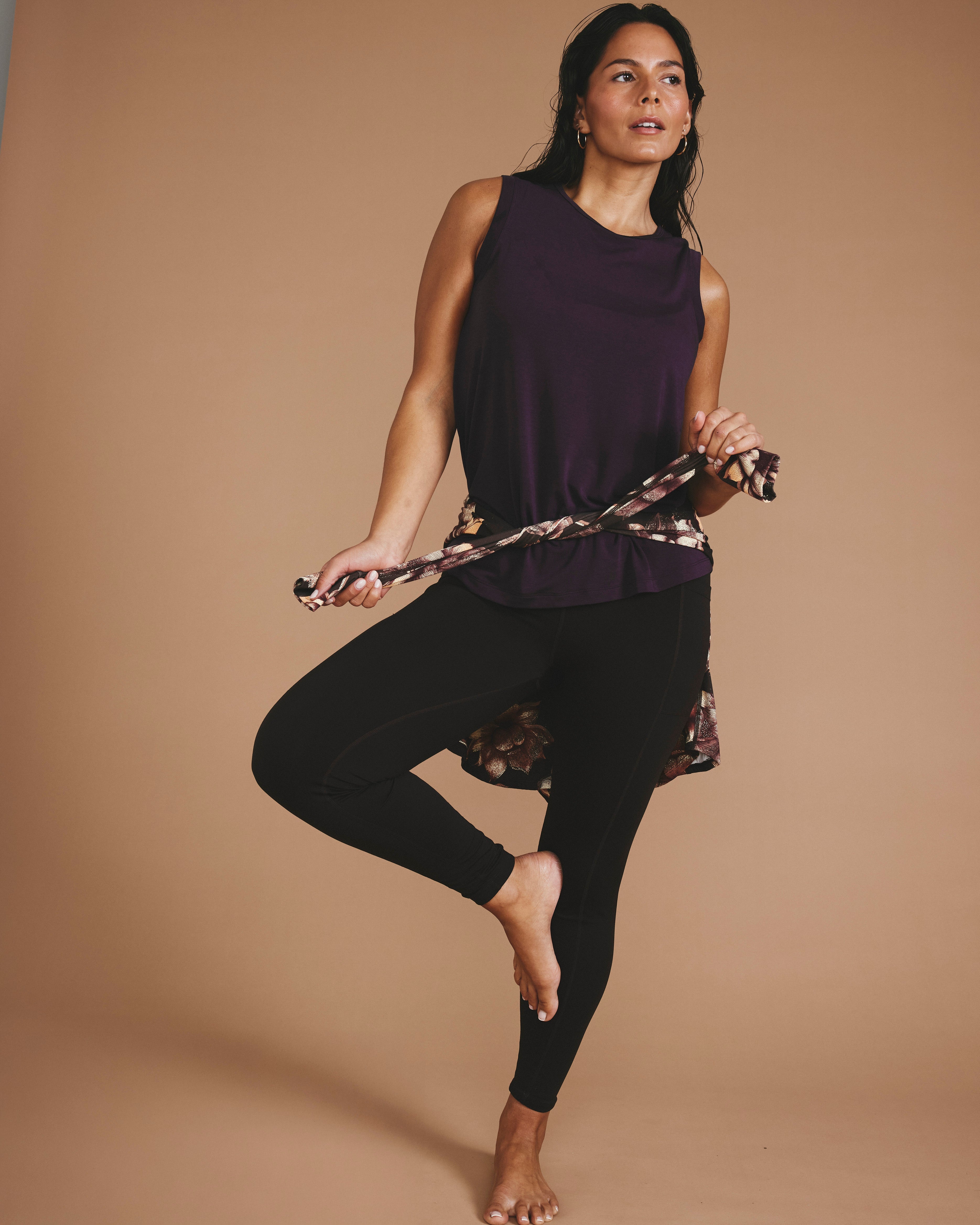 Mia Movement Tank - Purple Jewel