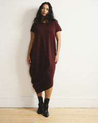 Iconic Geneva Dress - Black Cherry