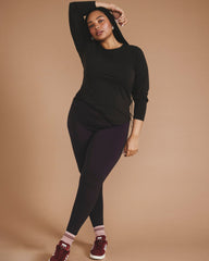 Next-to-Naked Legging - Purple Jewel