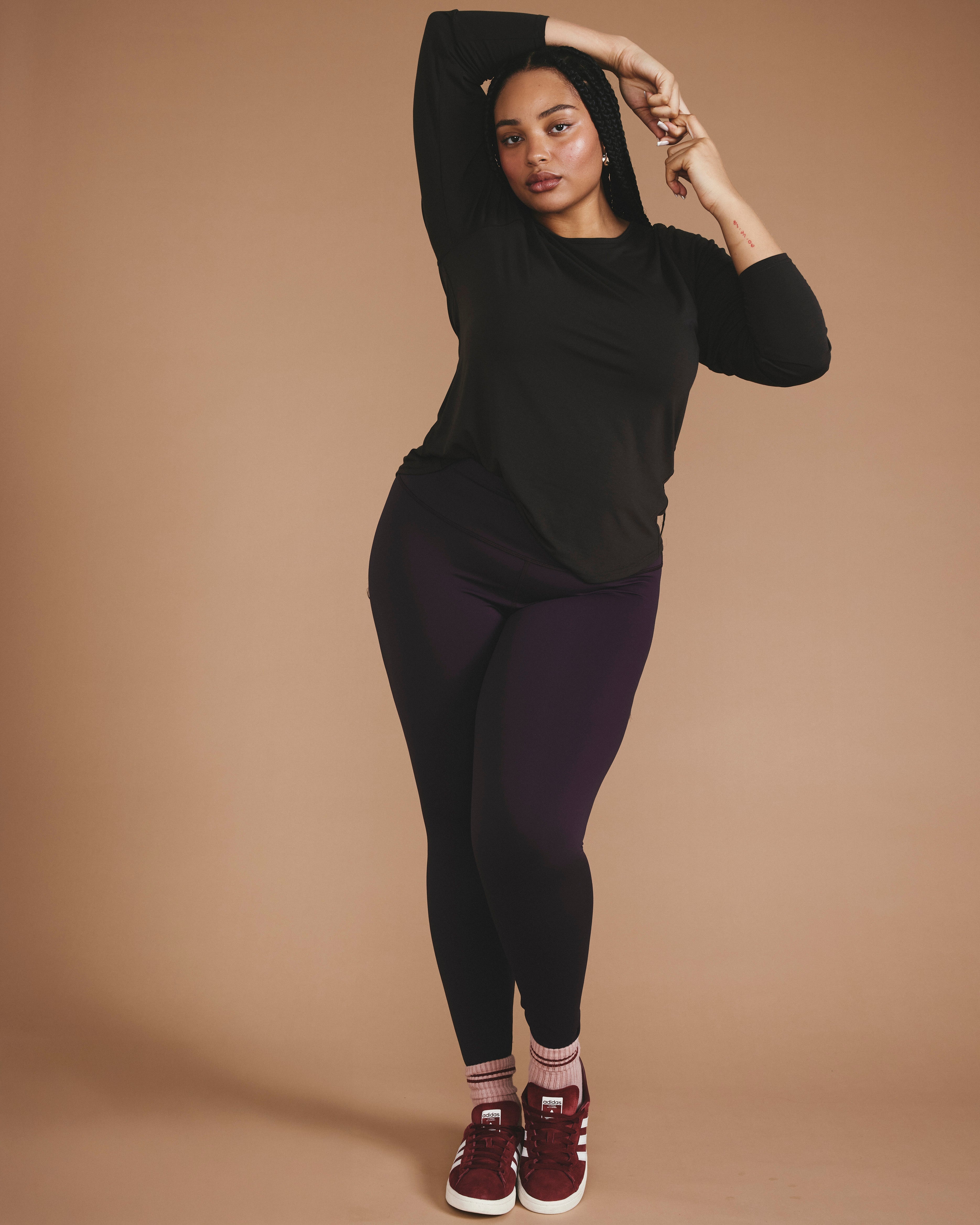 Next-to-Naked Legging - Purple Jewel