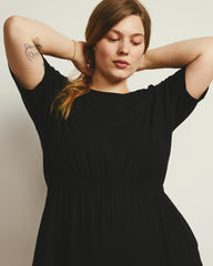Thea Divine Jersey Midi Dress - Black
