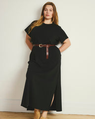 Maxi T-Shirt Dress - Black
