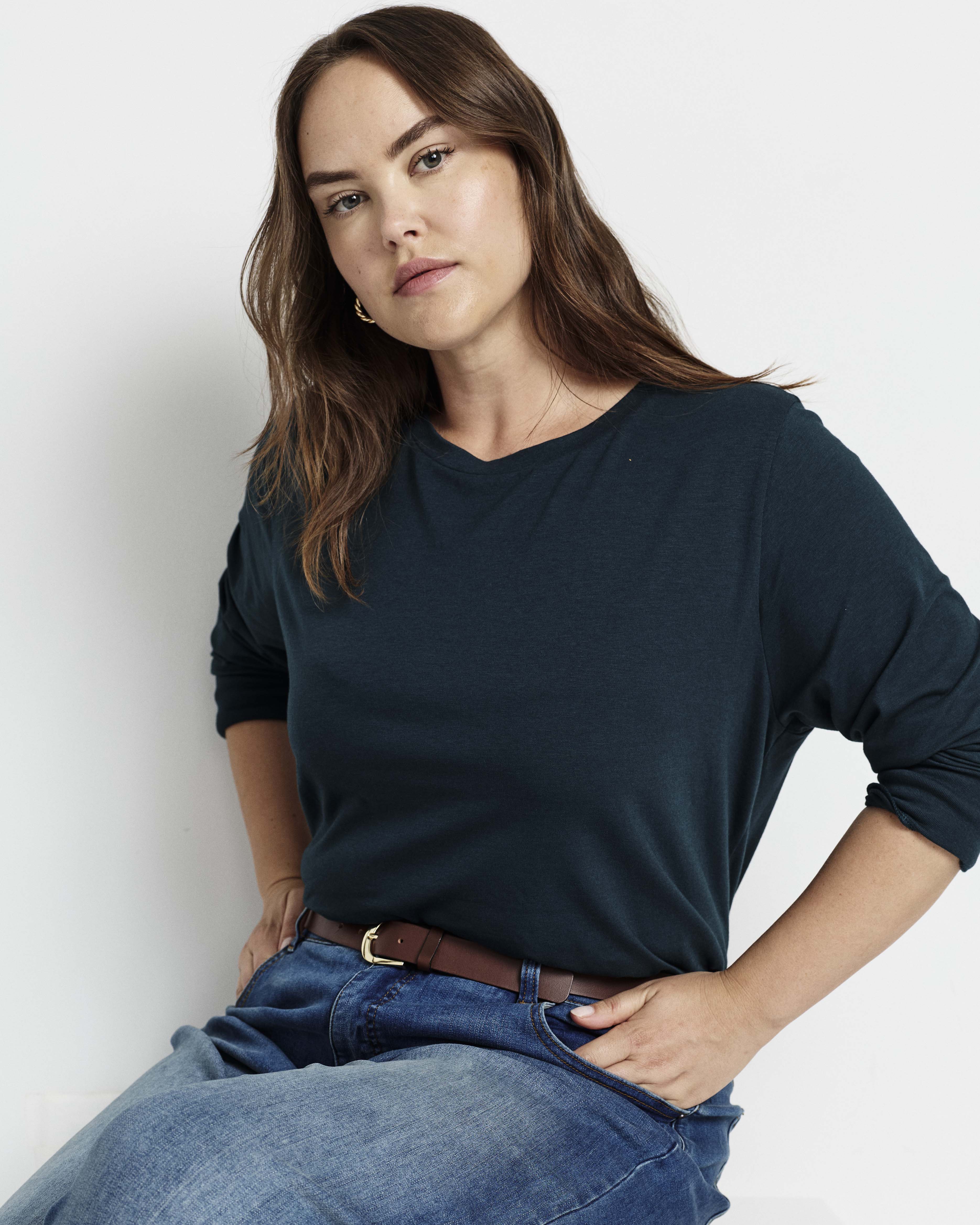 Long Sleeve Tee Rex - Deep Sea