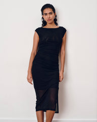 Oasis Mesh Dress - Black