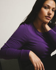 Long Sleeve Tee Rex - Grape
