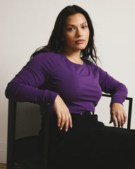 Long Sleeve Tee Rex - Grape