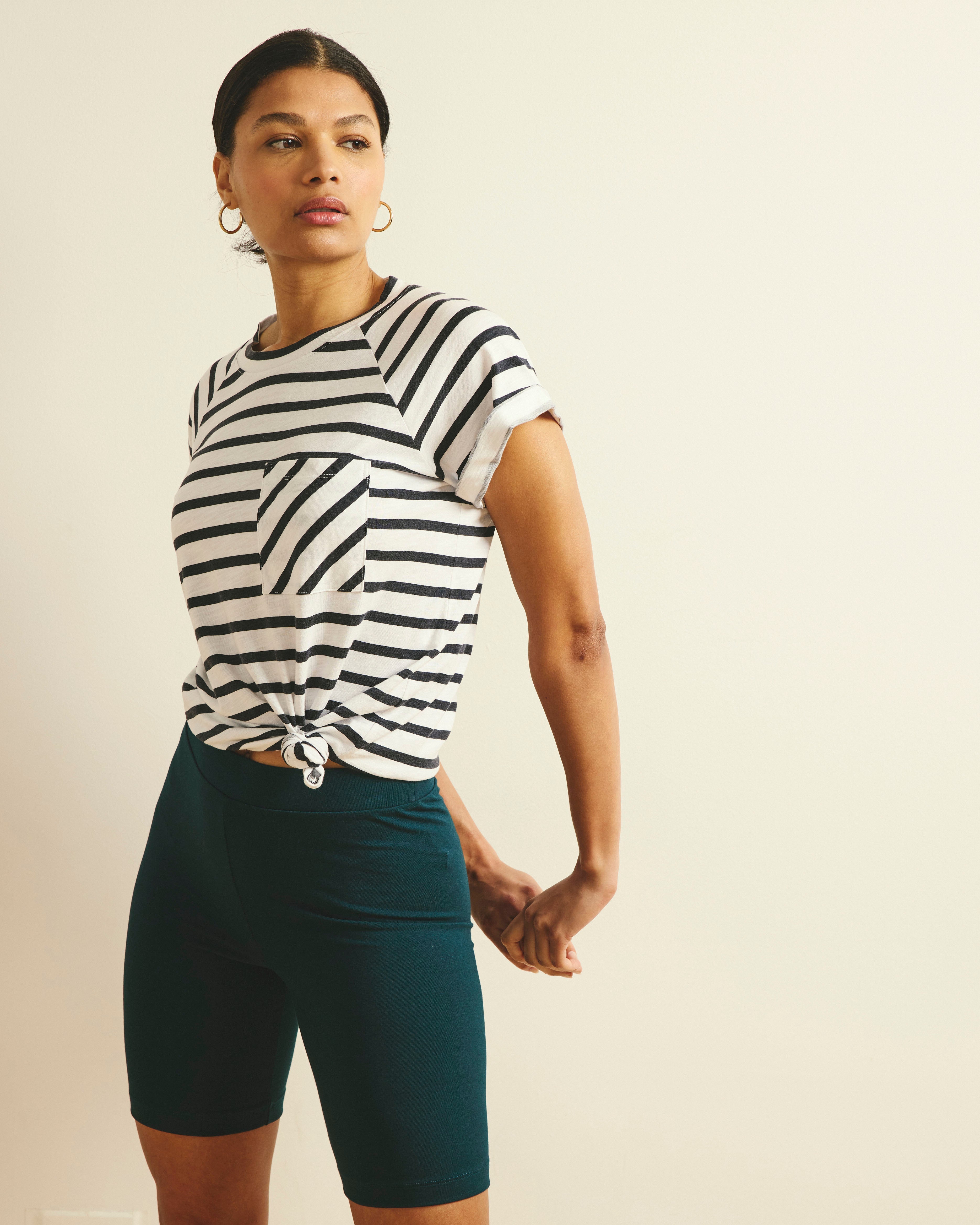 Light-As-Air Boy Tee - Zen Stripe