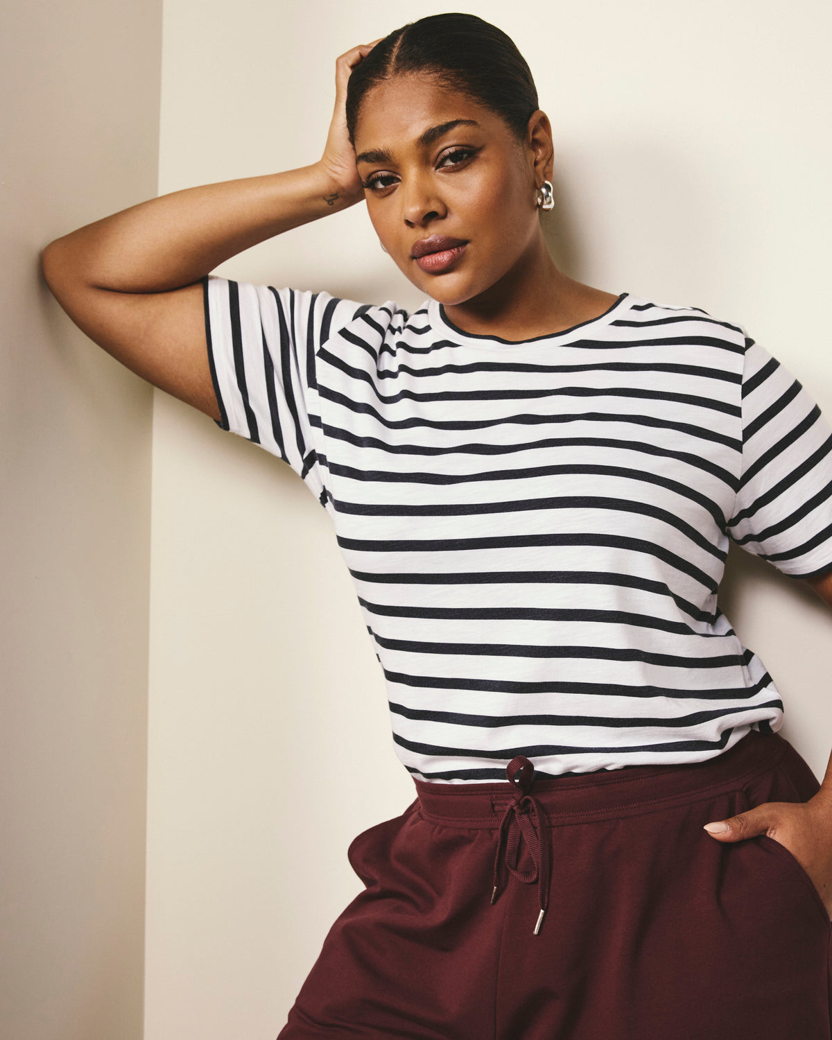 Light-As-Air Tee Rex - Zen Stripe