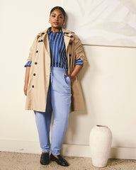 Selma French Terry Jogger - Graceful Blue