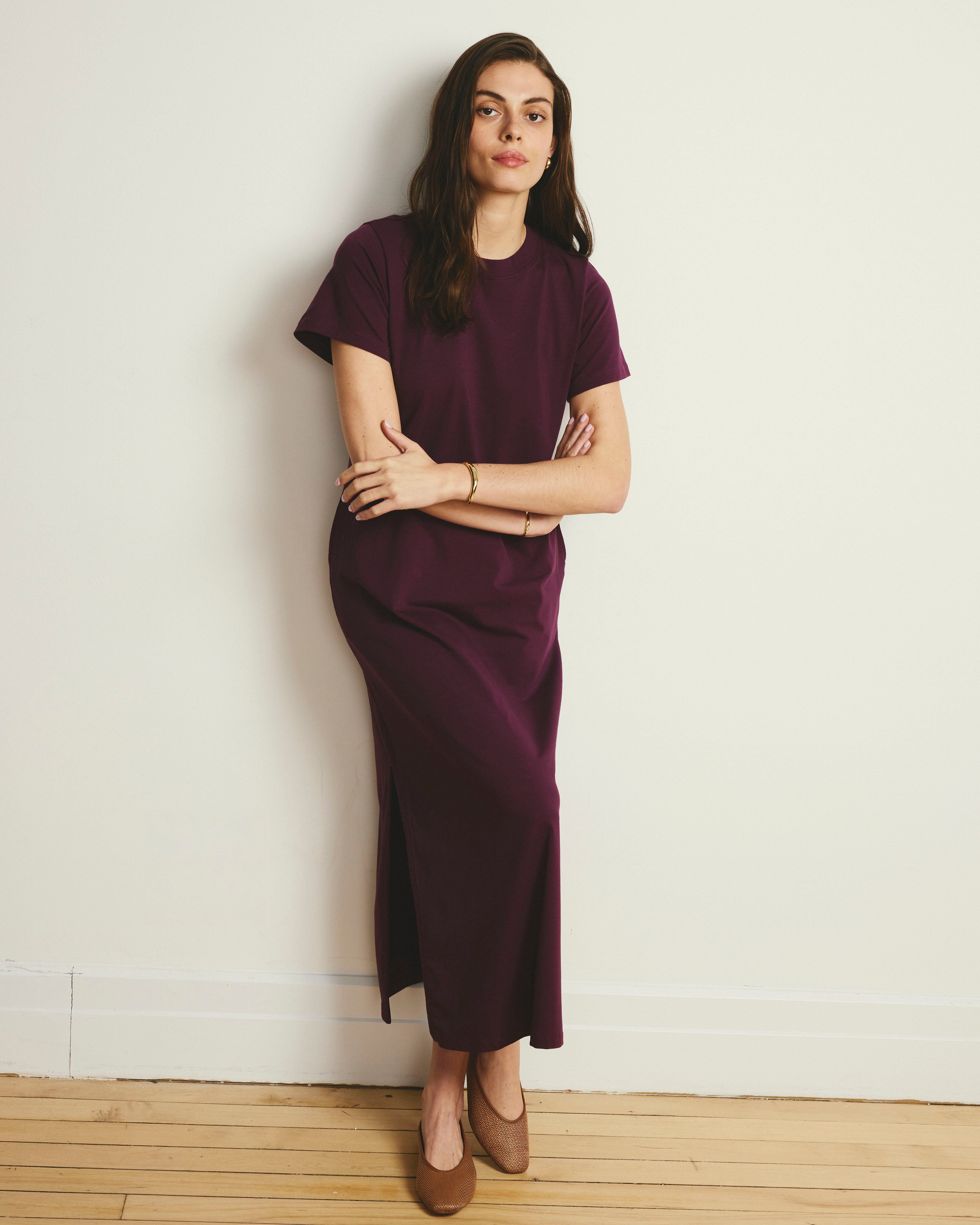 Maxi T-Shirt Dress - Gamay