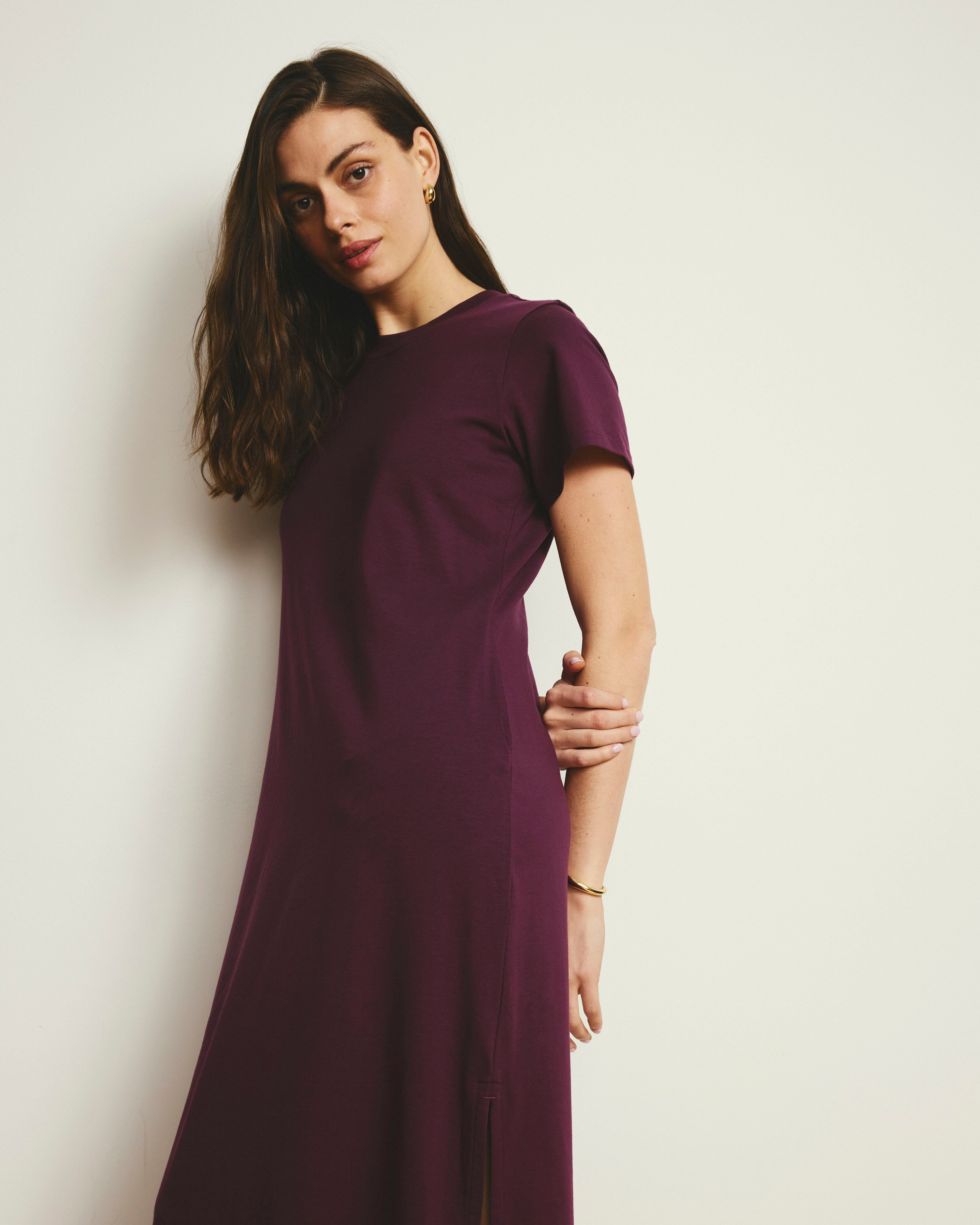 Maxi T-Shirt Dress - Gamay