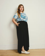 Rey Divine Jersey Pull-On Pants - Black