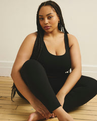 Roya Cropped Leggings 23 Inch - Black
