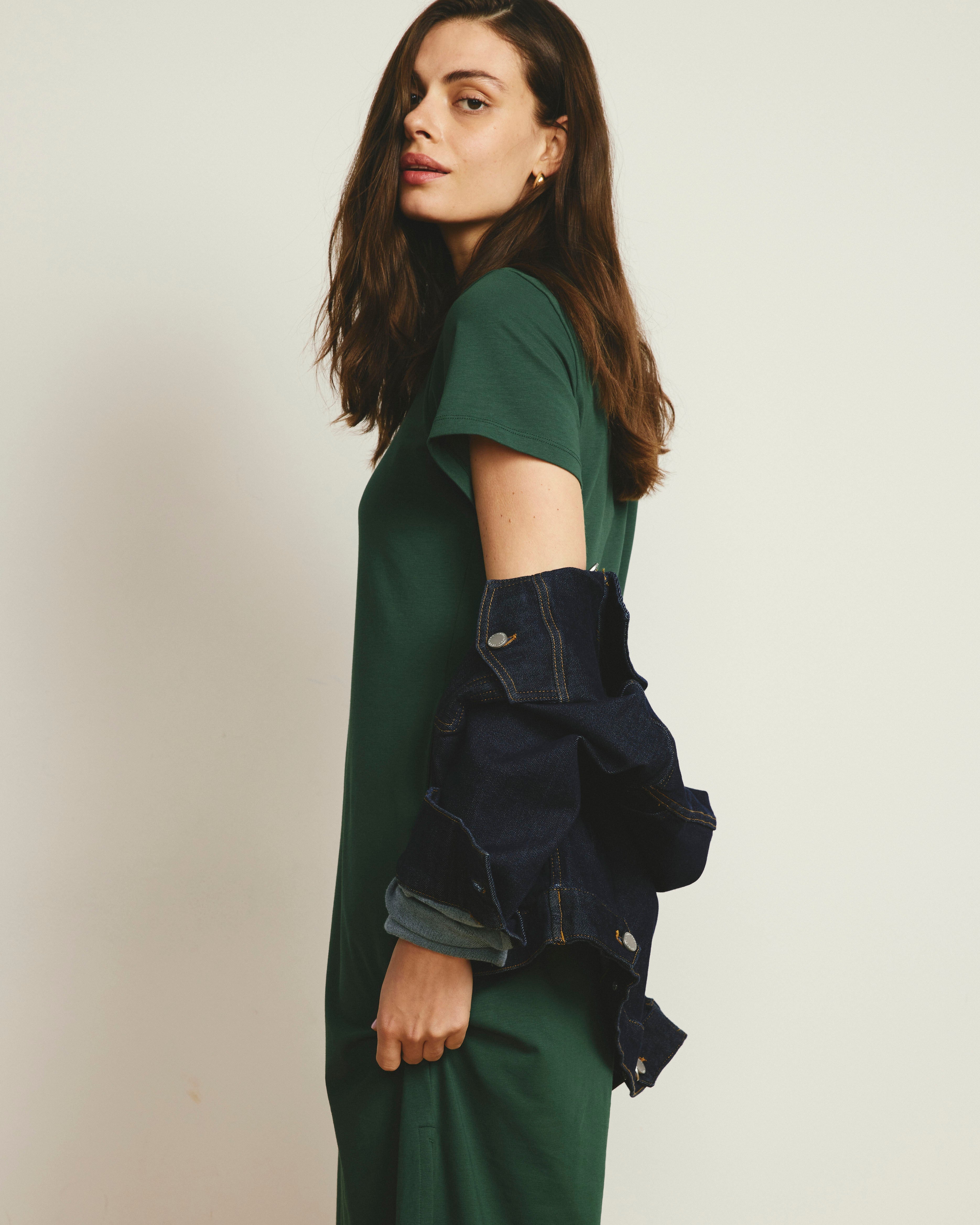 Maxi T-Shirt Dress - Conifer