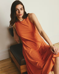 Sardinia Tank Dress - Italian Orange