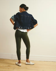 Roya Cropped Leggings 23 Inch - Nori