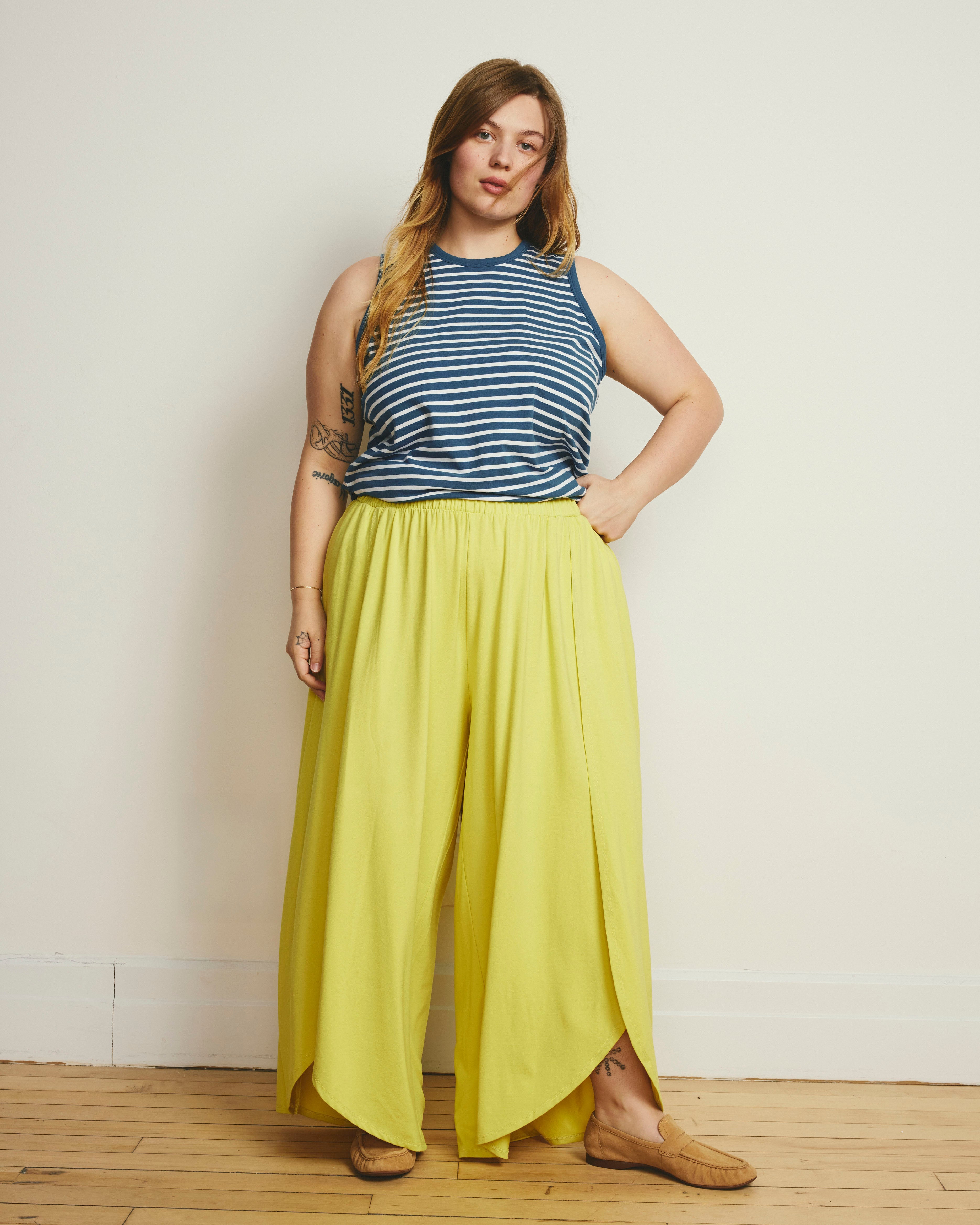 Rey Divine Jersey Pull-On Pants - Pomelo